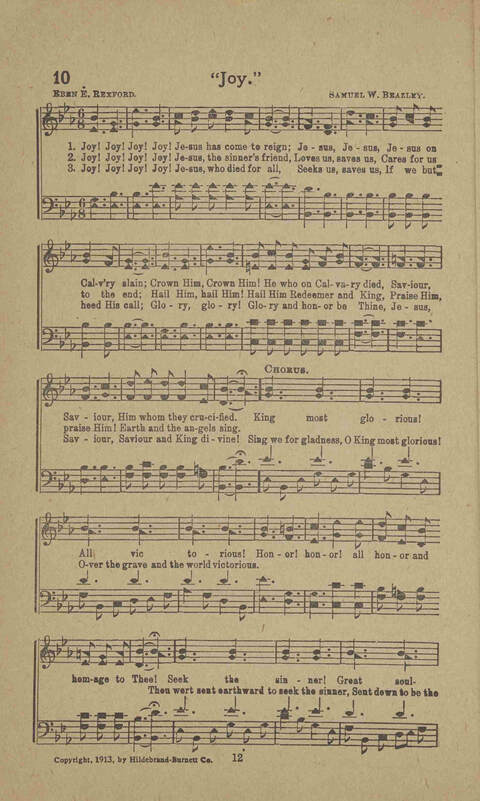 Tidings of Peace: for the use of sabbath schools, churches, revivals and gospel meetings generally page 10