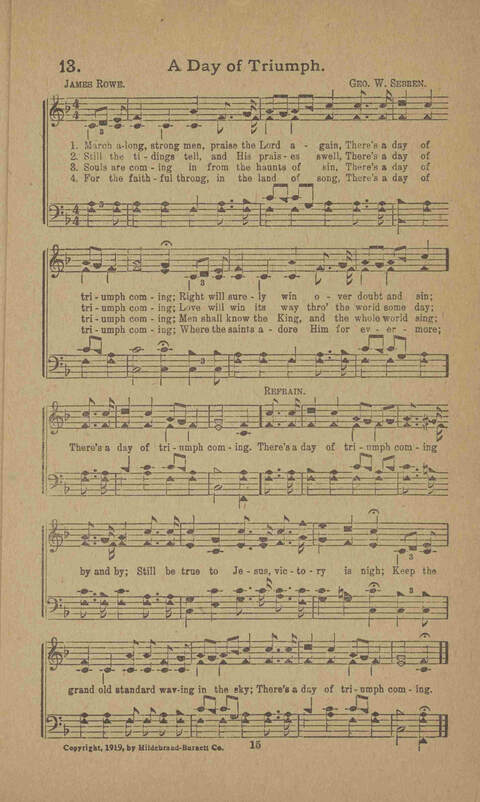 Tidings of Peace: for the use of sabbath schools, churches, revivals and gospel meetings generally page 13