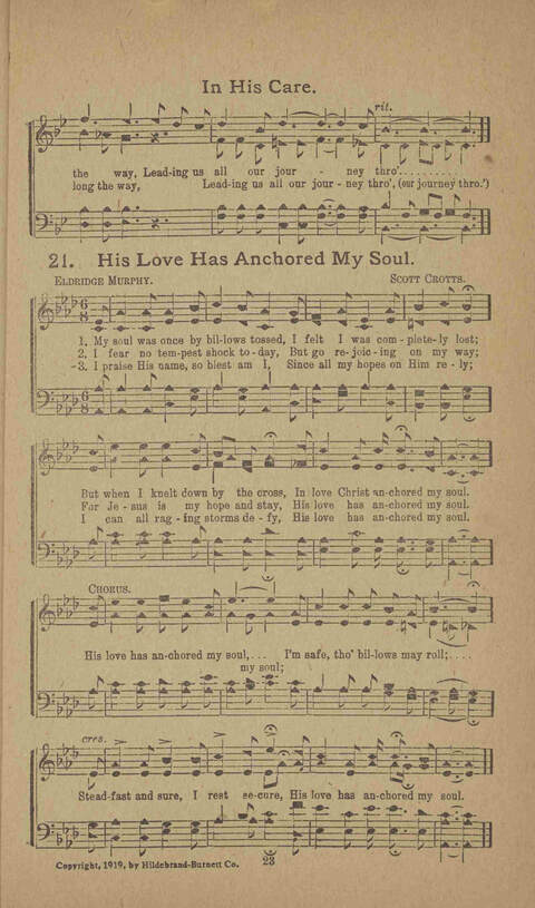Tidings of Peace: for the use of sabbath schools, churches, revivals and gospel meetings generally page 21