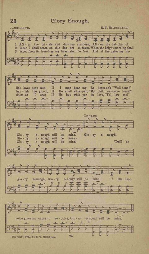 Tidings of Peace: for the use of sabbath schools, churches, revivals and gospel meetings generally page 23