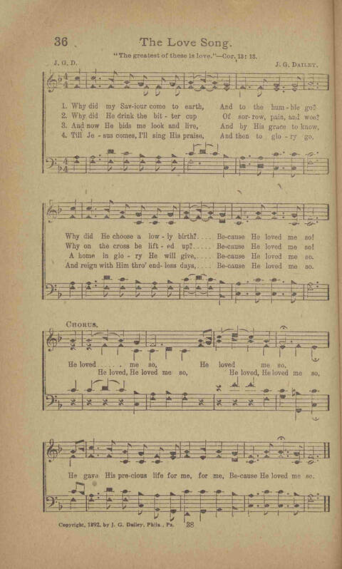 Tidings of Peace: for the use of sabbath schools, churches, revivals and gospel meetings generally page 36