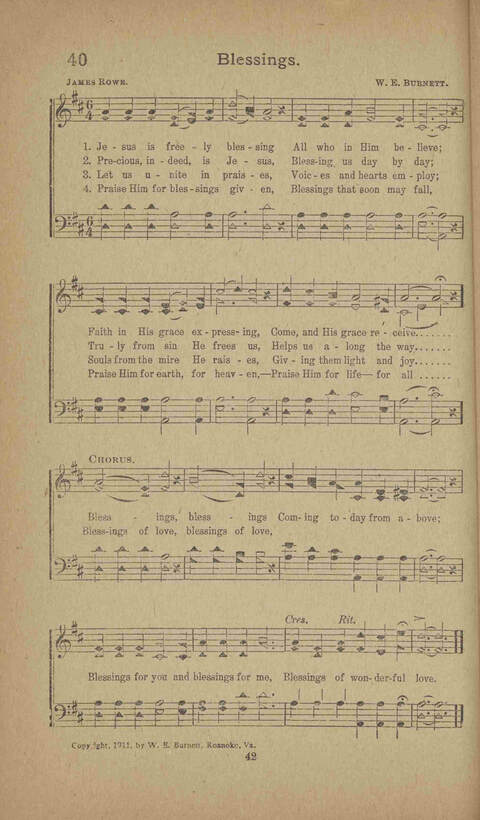 Tidings of Peace: for the use of sabbath schools, churches, revivals and gospel meetings generally page 40