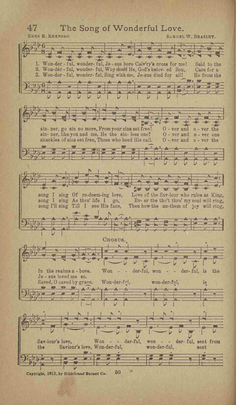 Tidings of Peace: for the use of sabbath schools, churches, revivals and gospel meetings generally page 48