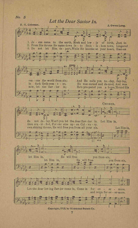 Tidings of Peace: for the use of sabbath schools, churches, revivals and gospel meetings generally page 5