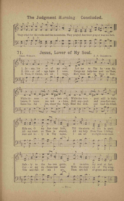 Tidings of Peace: for the use of sabbath schools, churches, revivals and gospel meetings generally page 67