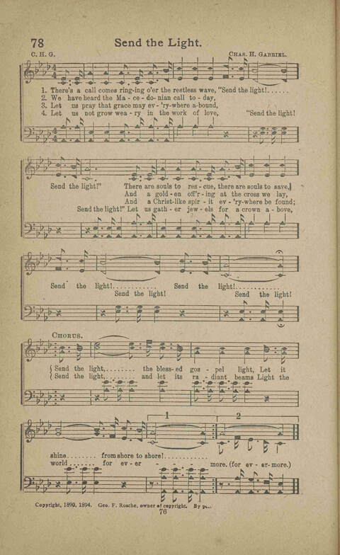 Tidings of Peace: for the use of sabbath schools, churches, revivals and gospel meetings generally page 72