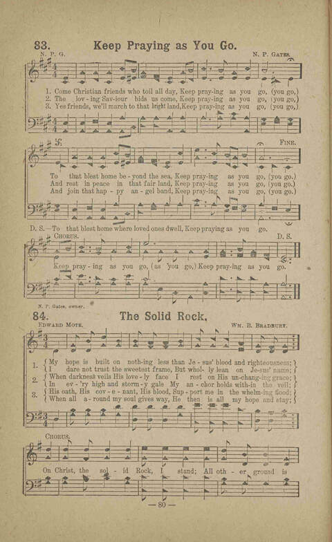 Tidings of Peace: for the use of sabbath schools, churches, revivals and gospel meetings generally page 76