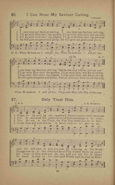 Tidings of Peace: for the use of sabbath schools, churches, revivals and gospel meetings generally page 78