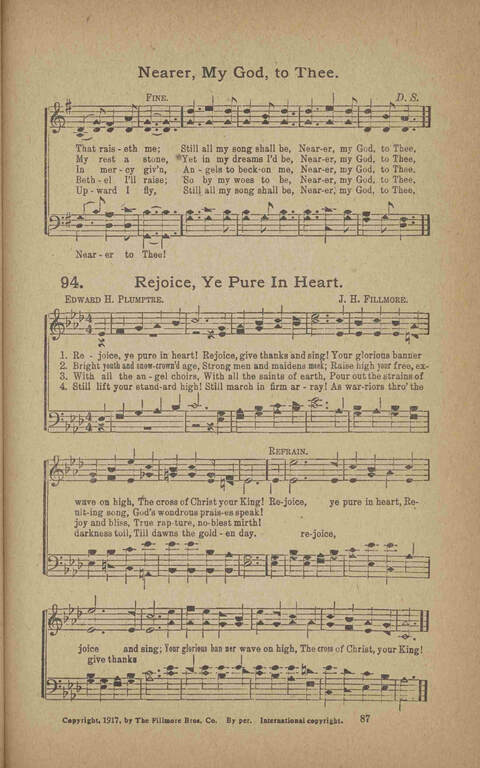 Tidings of Peace: for the use of sabbath schools, churches, revivals and gospel meetings generally page 83