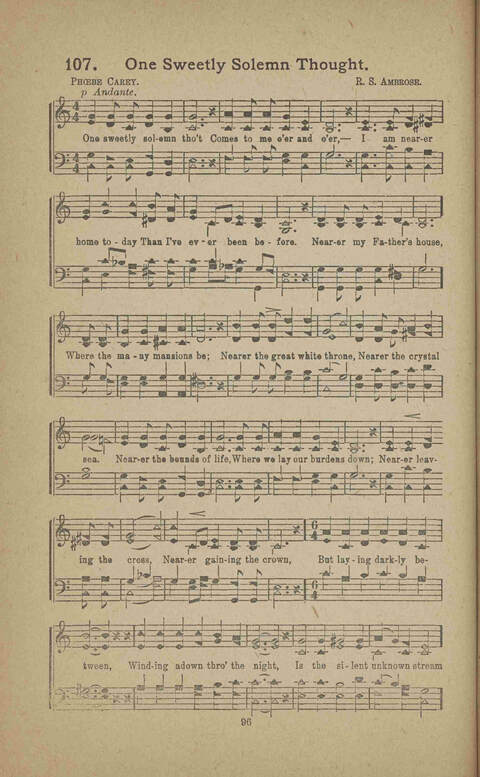 Tidings of Peace: for the use of sabbath schools, churches, revivals and gospel meetings generally page 92