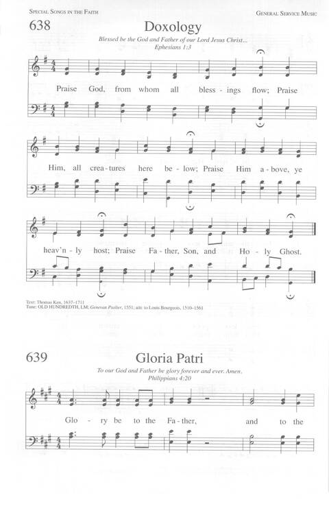 Total Praise: songs and other worship resources for every generation page 1020