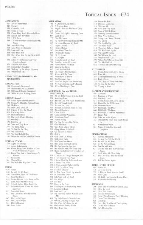 Total Praise: songs and other worship resources for every generation page 1083