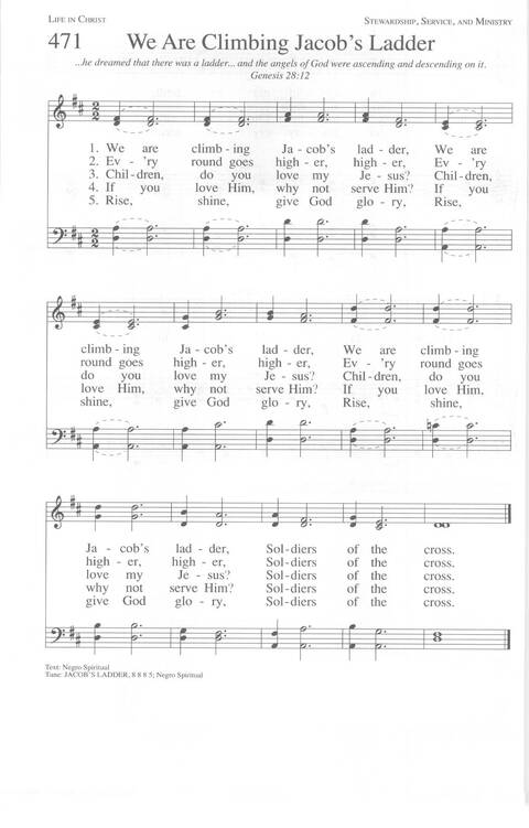 Total Praise: songs and other worship resources for every generation page 755