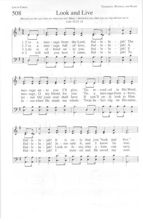 Total Praise: songs and other worship resources for every generation page 816
