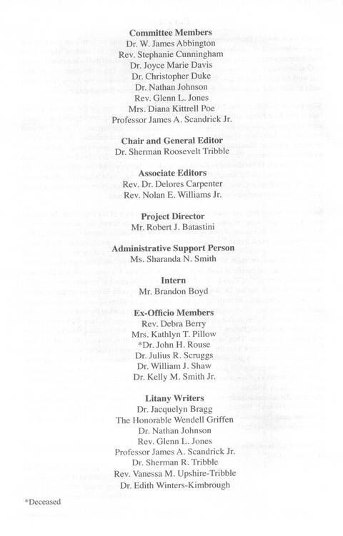 Total Praise: songs and other worship resources for every generation page vi