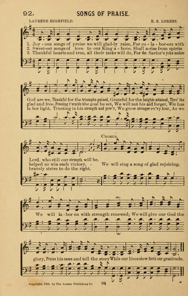 United Praise: for use in Sunday Schools, Young People