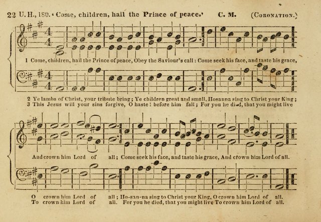 The Union Singing Book: arranged for and adapted to the Sunday school union hymn book page 20