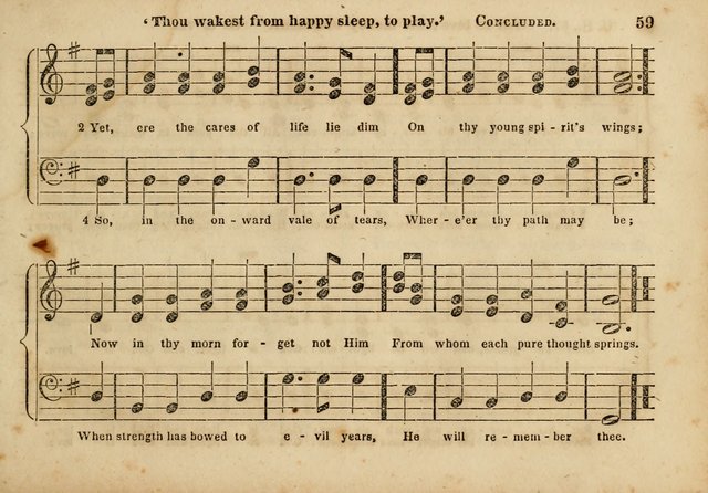 The Union Singing Book: arranged for and adapted to the Sunday school union hymn book page 57