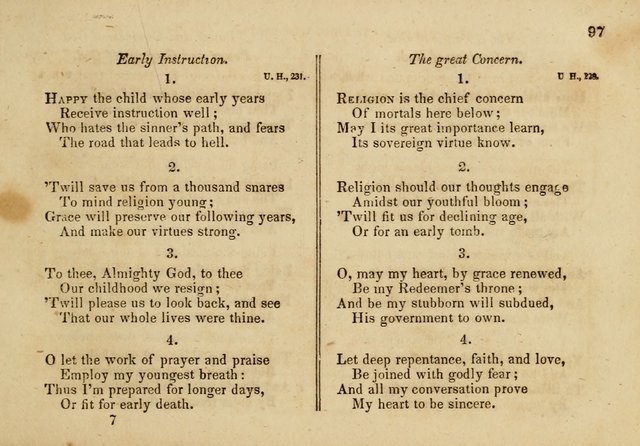 The Union Singing Book: arranged for and adapted to the Sunday school union hymn book page 87