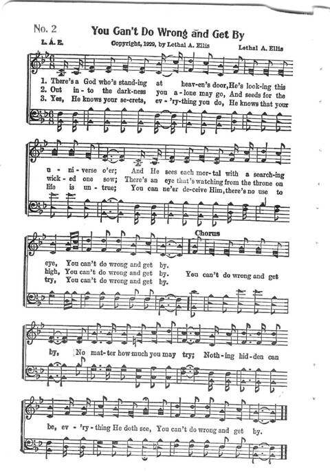 Universal Songs and Hymns: a complete hymnal page 3