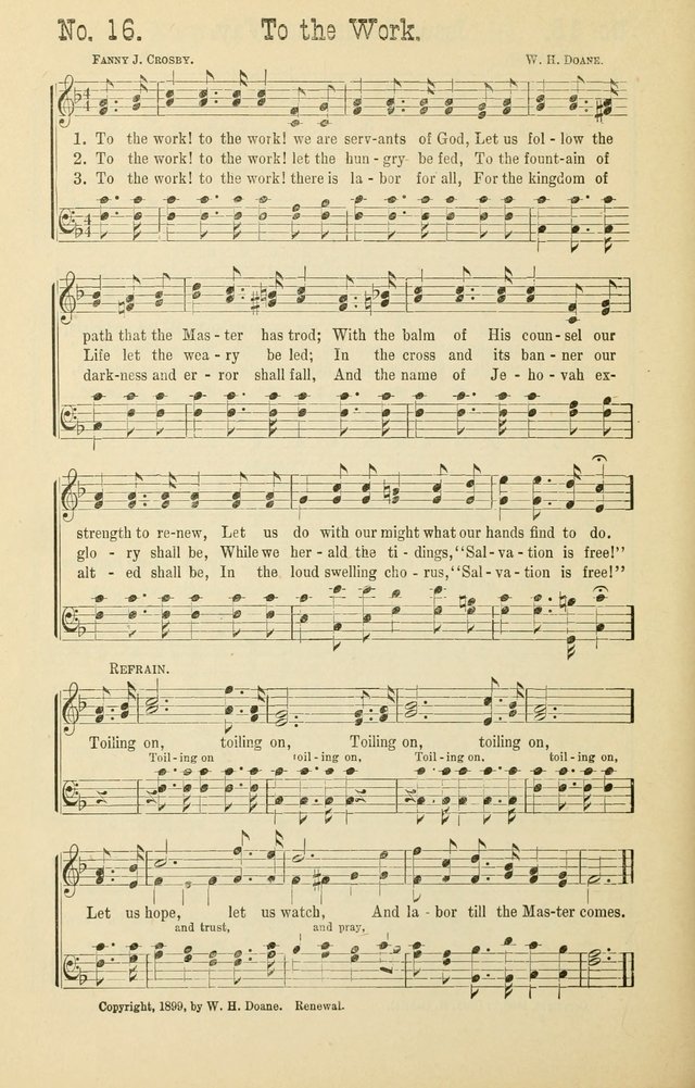 The Victory: a collection of popular Sunday school songs new and old page 16