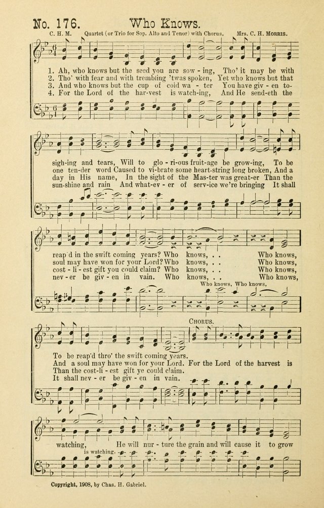 The Victory: a collection of popular Sunday school songs new and old page 176