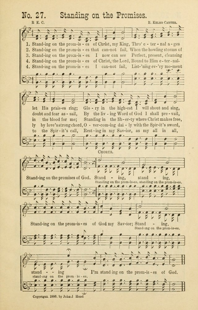 The Victory: a collection of popular Sunday school songs new and old page 27