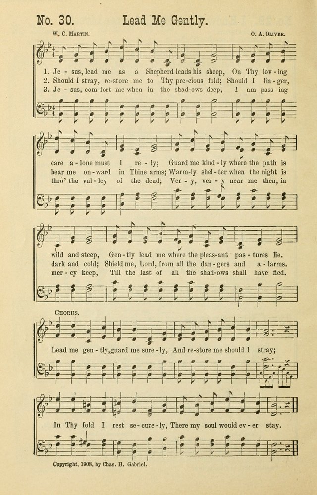 The Victory: a collection of popular Sunday school songs new and old page 30