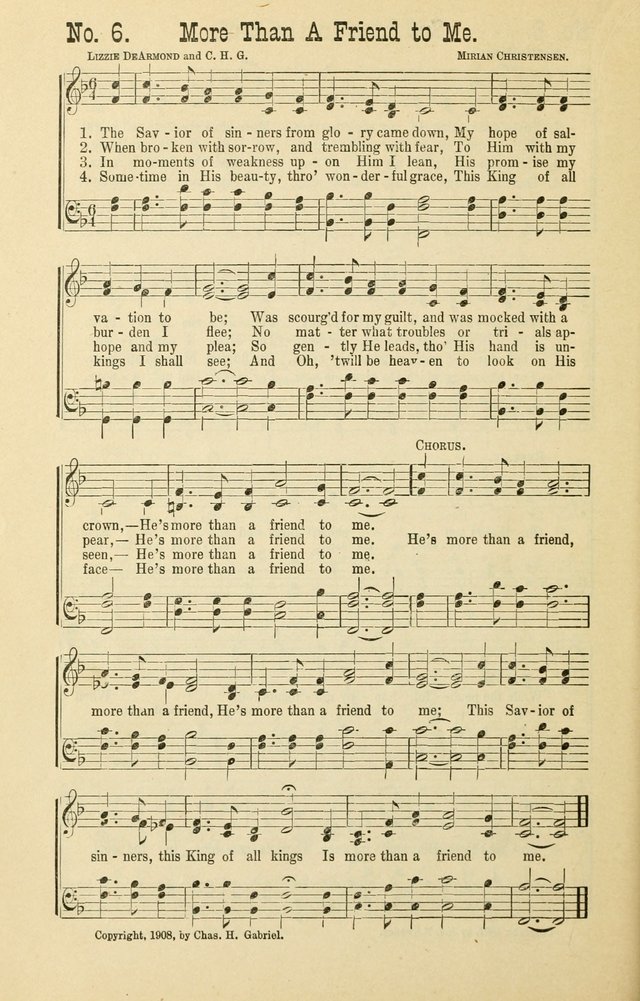 The Victory: a collection of popular Sunday school songs new and old page 6