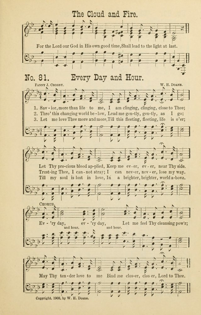 The Victory: a collection of popular Sunday school songs new and old page 81