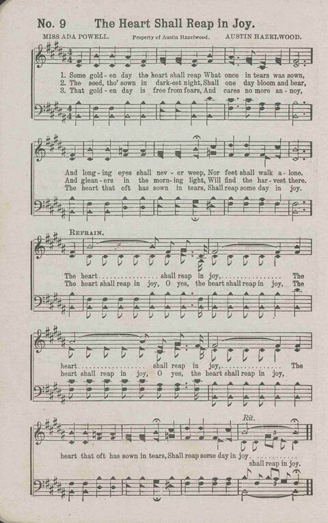 Victory Bells: a Collection of Songs, new and old, Suitable for all kinds of Church Service page 10