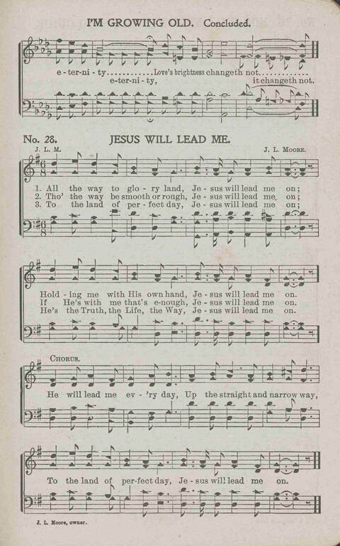 Victory Bells: a Collection of Songs, new and old, Suitable for all kinds of Church Service page 29