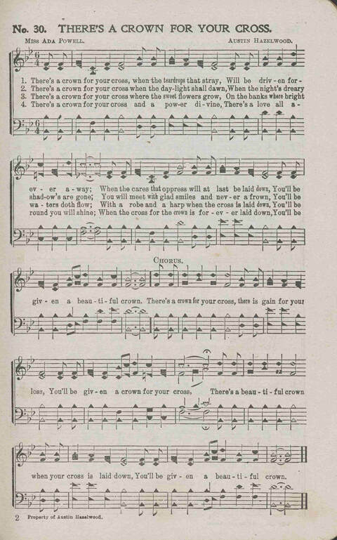 Victory Bells: a Collection of Songs, new and old, Suitable for all kinds of Church Service page 31
