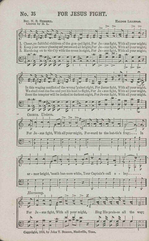 Victory Bells: a Collection of Songs, new and old, Suitable for all kinds of Church Service page 36