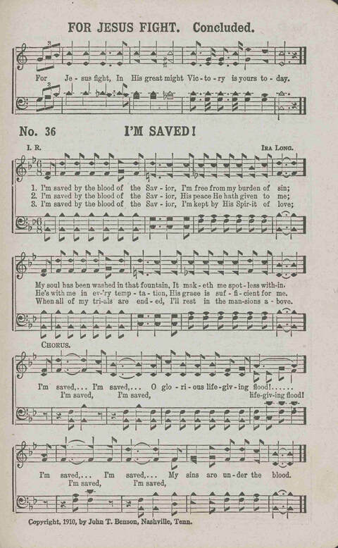 Victory Bells: a Collection of Songs, new and old, Suitable for all kinds of Church Service page 37