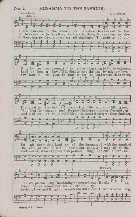 Victory Bells: a Collection of Songs, new and old, Suitable for all kinds of Church Service page 8