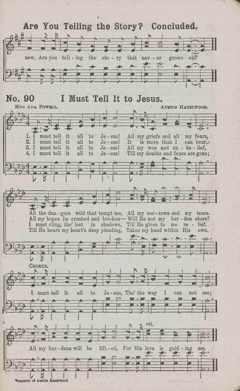 Victory Bells: a Collection of Songs, new and old, Suitable for all kinds of Church Service page 97