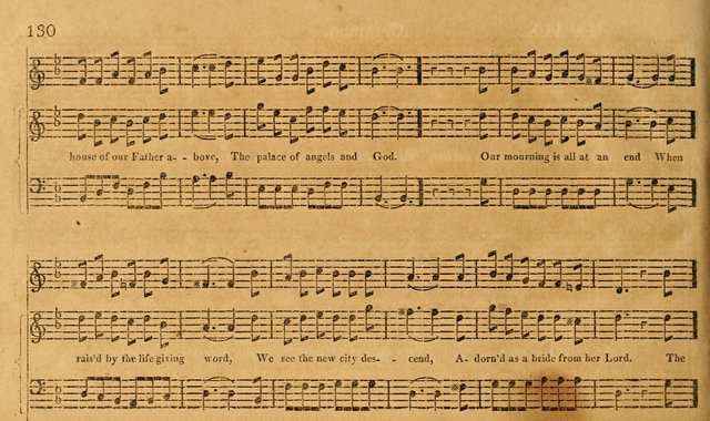 The Vocal Companion: containing a concise introduction to the practice of music, and a set of tunes of various metres, arranged progressively for the use of learners page 130