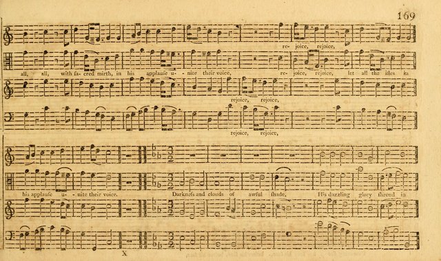 The Vocal Companion: containing a concise introduction to the practice of music, and a set of tunes of various metres, arranged progressively for the use of learners page 169