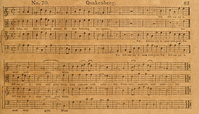 The Vocal Companion: containing a concise introduction to the practice of music, and a set of tunes of various metres, arranged progressively for the use of learners page 85