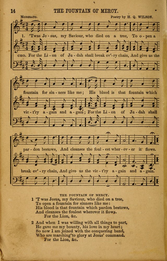 Vestry Chimes: a choice collection of sacred music, adapted to all occasions of social and family worship page 14