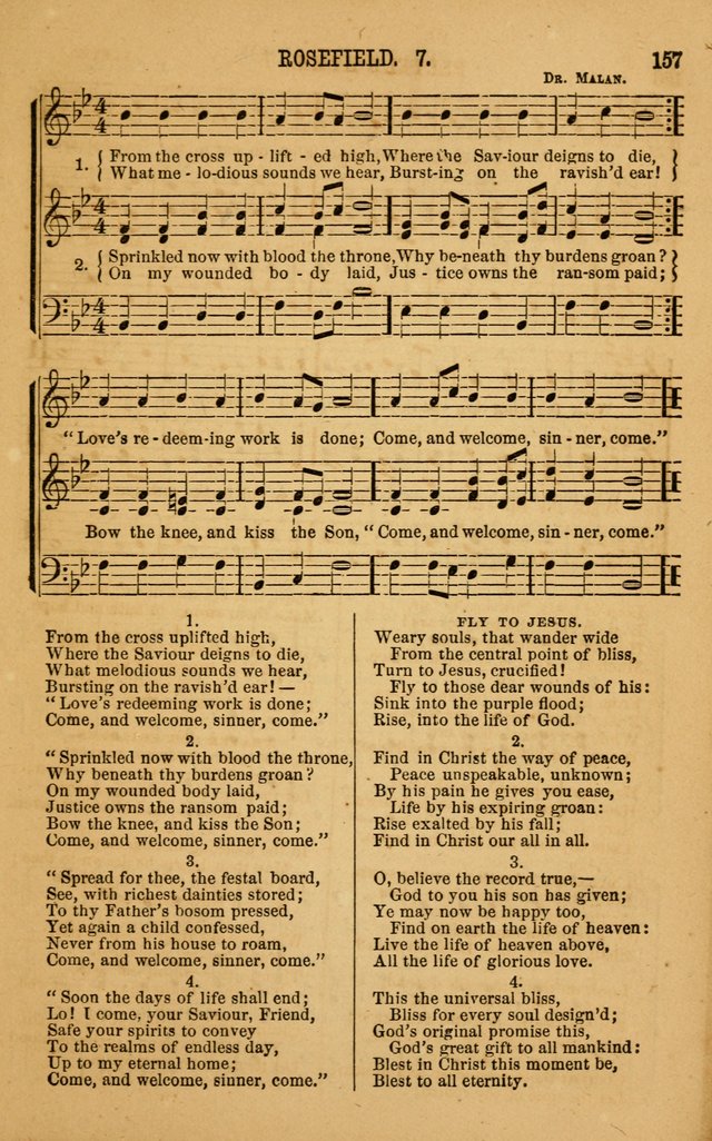 Vestry Chimes: a choice collection of sacred music, adapted to all occasions of social and family worship page 157