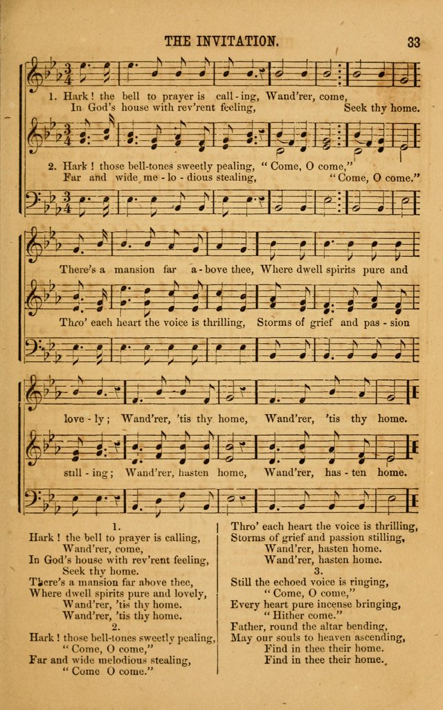 Vestry Chimes: a choice collection of sacred music, adapted to all occasions of social and family worship page 33