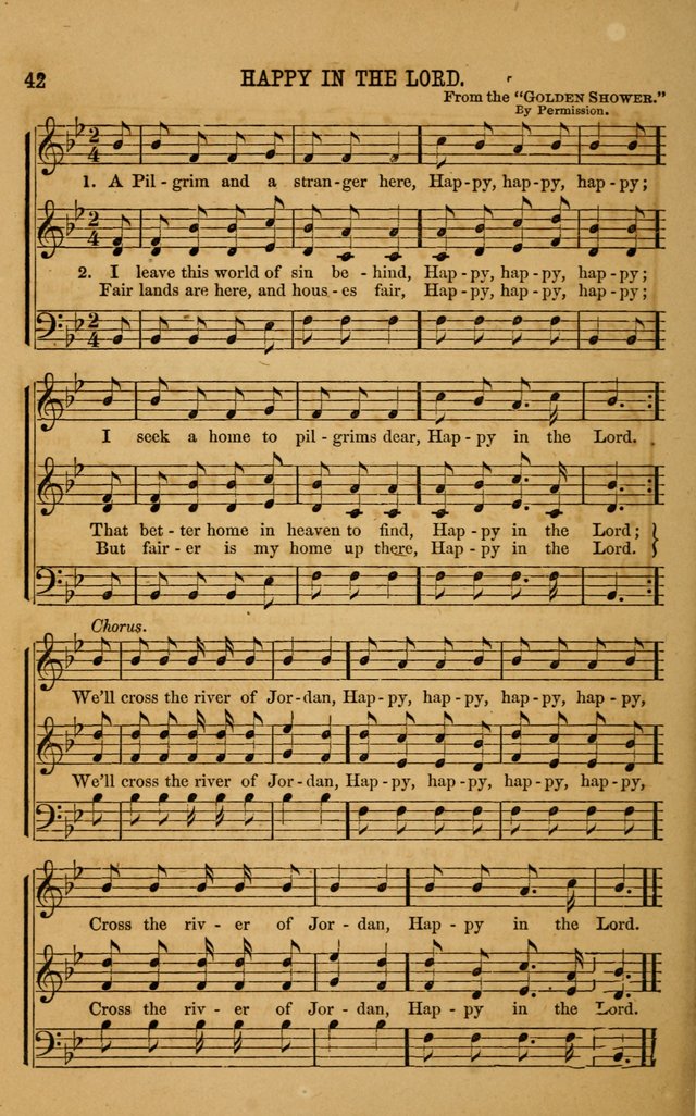 Vestry Chimes: a choice collection of sacred music, adapted to all occasions of social and family worship page 42