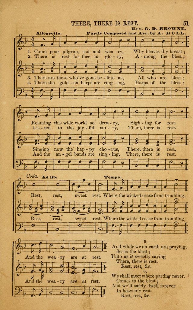 Vestry Chimes: a choice collection of sacred music, adapted to all occasions of social and family worship page 51