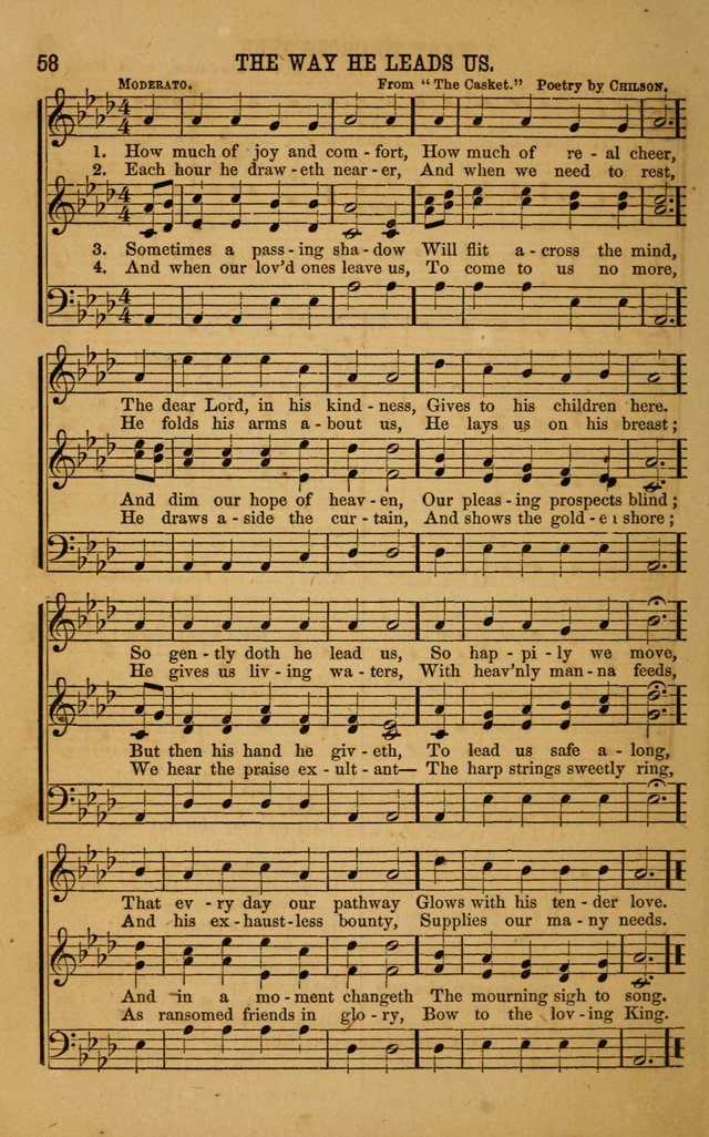 Vestry Chimes: a choice collection of sacred music, adapted to all occasions of social and family worship page 58