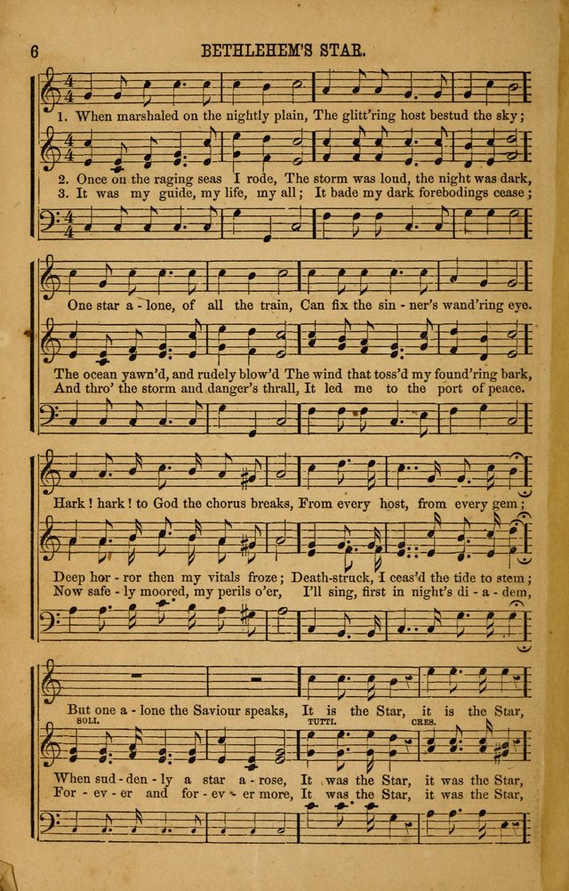 Vestry Chimes: a choice collection of sacred music, adapted to all occasions of social and family worship page 6