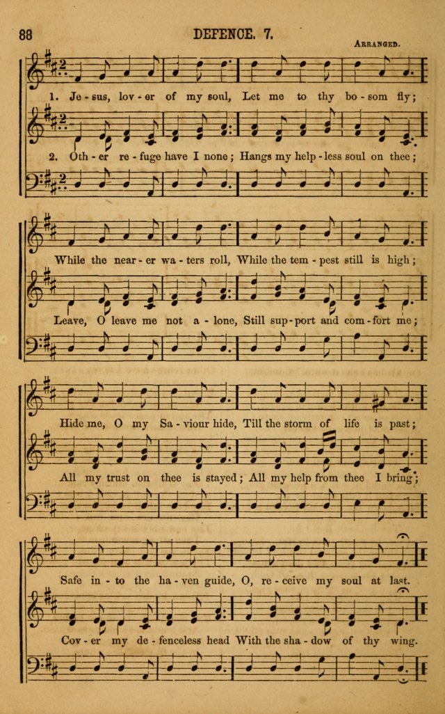 Vestry Chimes: a choice collection of sacred music, adapted to all occasions of social and family worship page 88