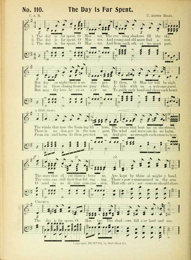 The Voice of Praise No. 2: a complete collection of Scriptural, gospel, Sunday-school and praise service songs page 115