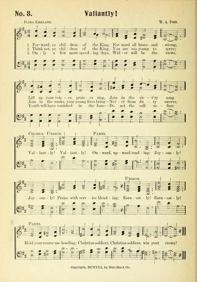 The Voice of Praise No. 2: a complete collection of Scriptural, gospel, Sunday-school and praise service songs page 13